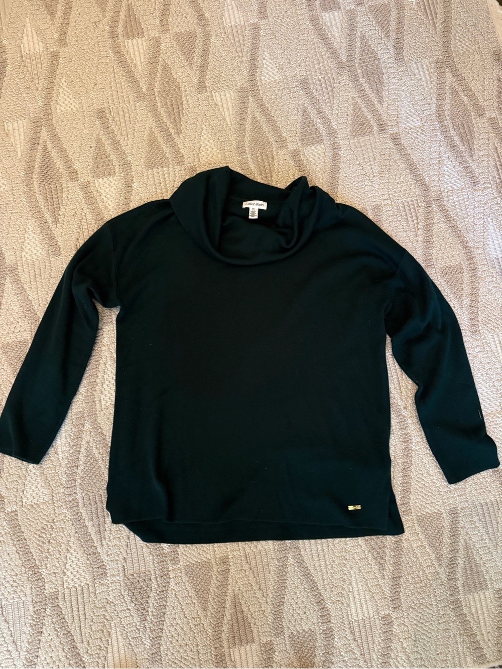 Calvin Klein GreenCowl Neck Sweater